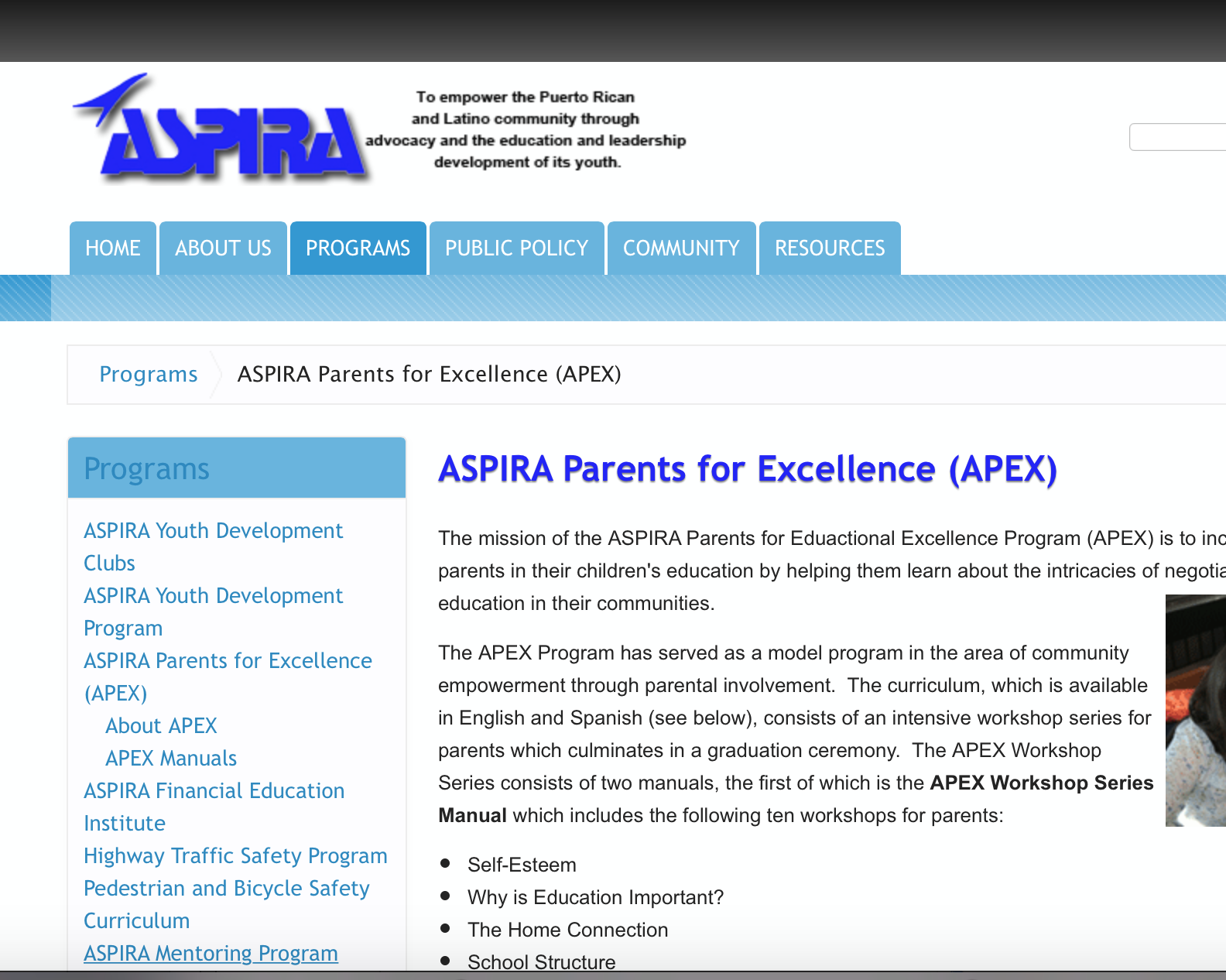 ASPIRA Parents for Educational Excellence - Students at the Center