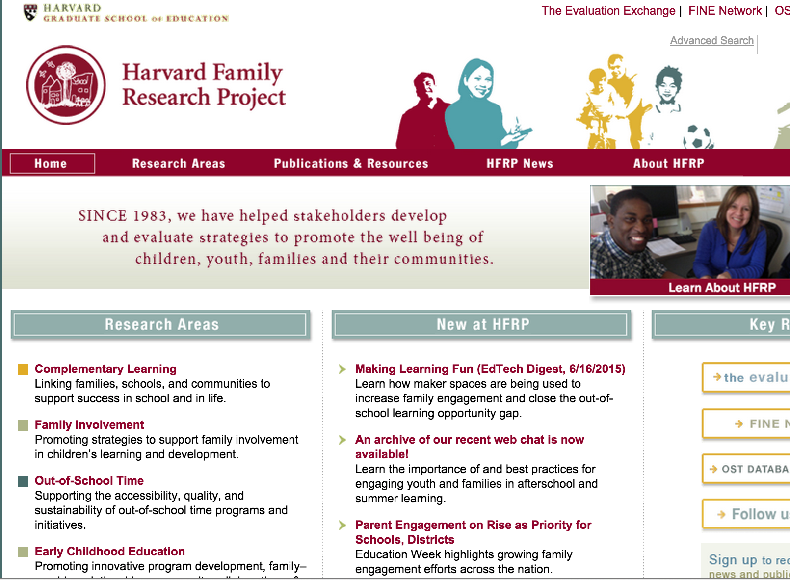 Harvard Family Research Project - Students At The Center