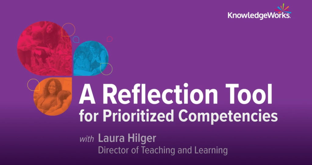 A reflection Tool for Prioritized Competencies