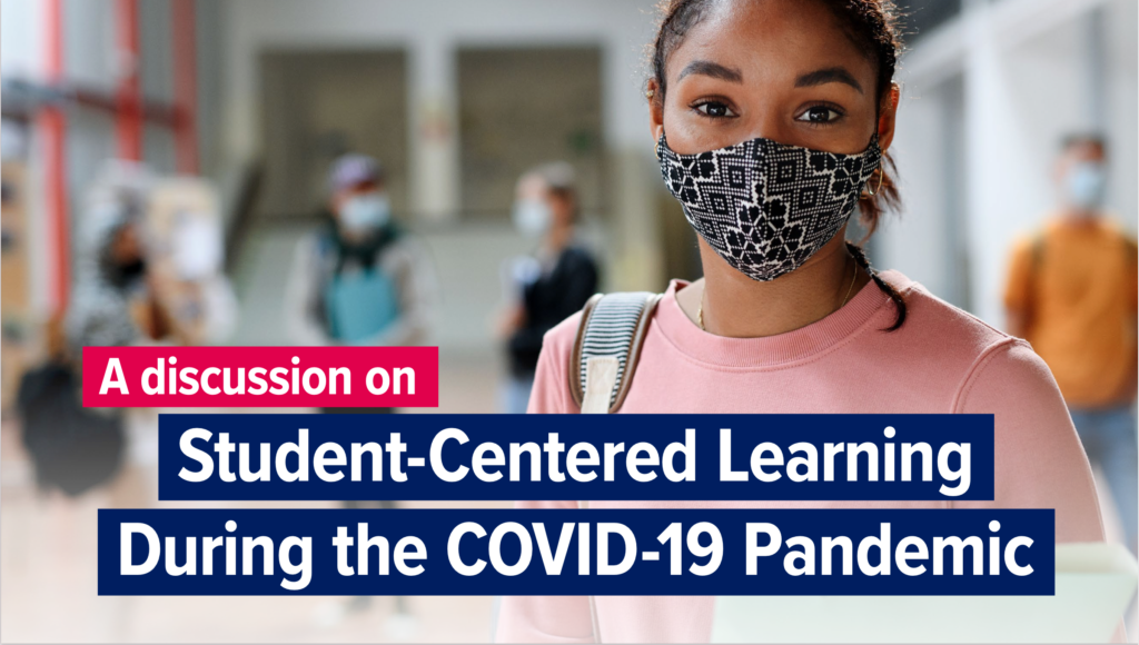 student-centered learning during the covid-19 pandemic, girl in mask
